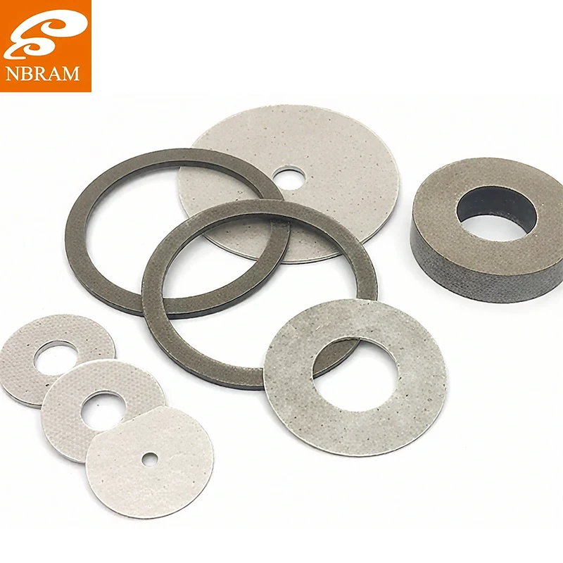 Arruela de mica usinada CNC